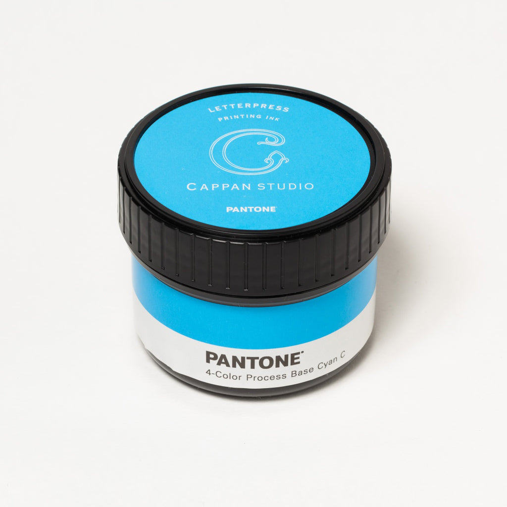 lettepress（活版印刷用） インキ 100cc　PANTONE®　4-Color Process Base Cyan