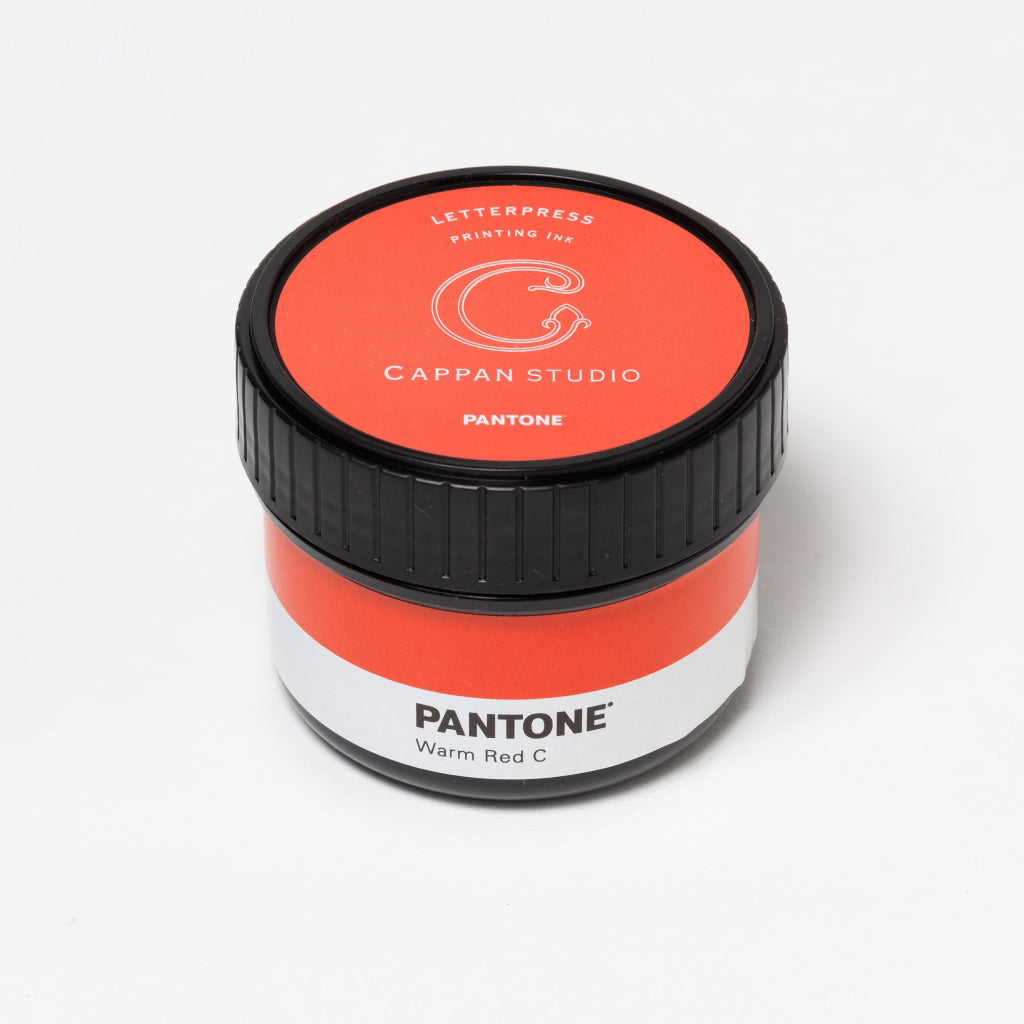 lettepress(活版印刷用) インキ 100cc PANTONE® Warm Red C