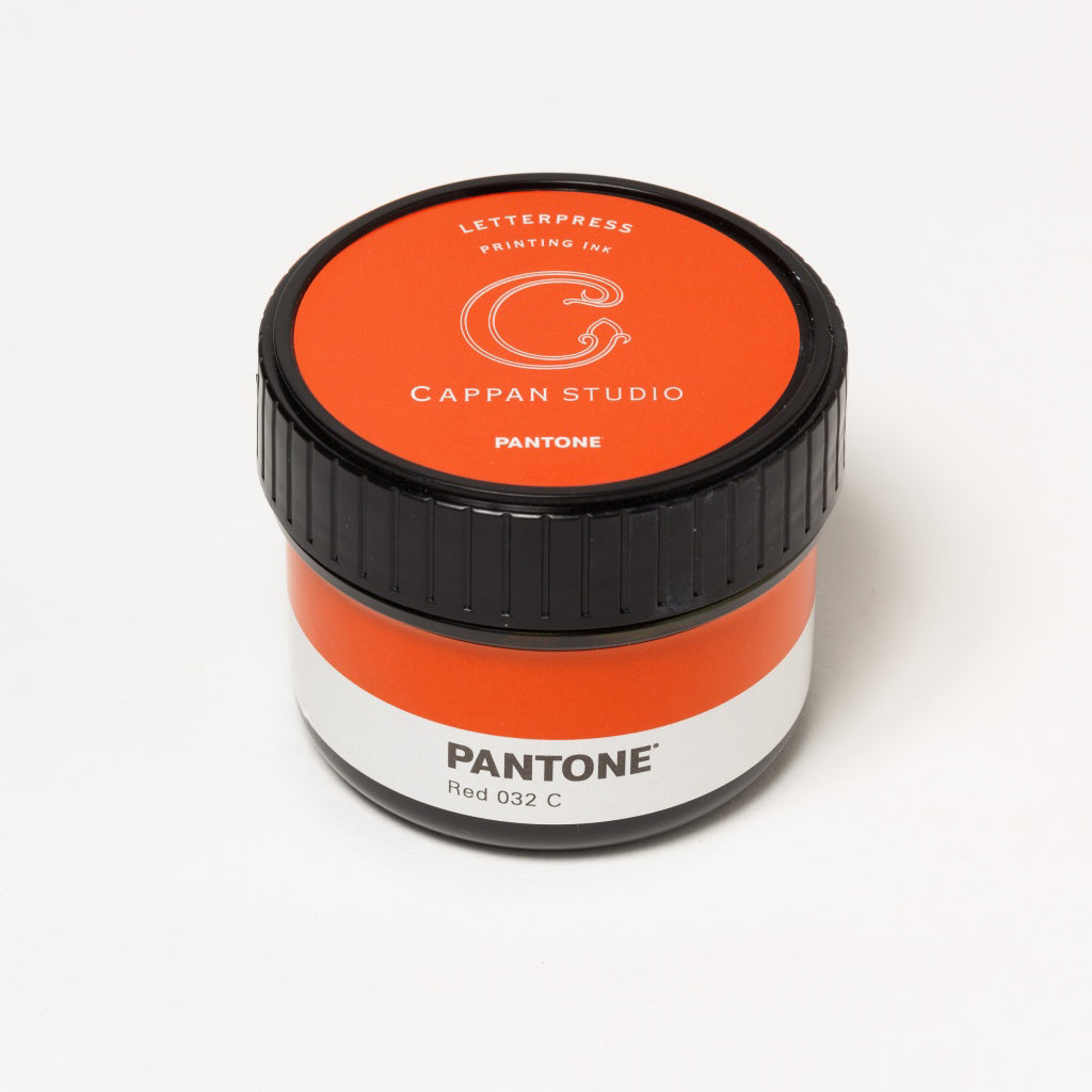 lettepress(活版印刷用) インキ 100cc PANTONE® Red 032C