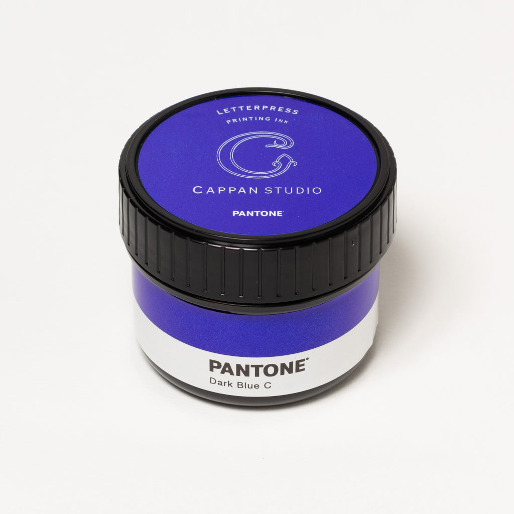 (活版印刷用) インキlettepress 100cc PANTONE® Dark BlueC