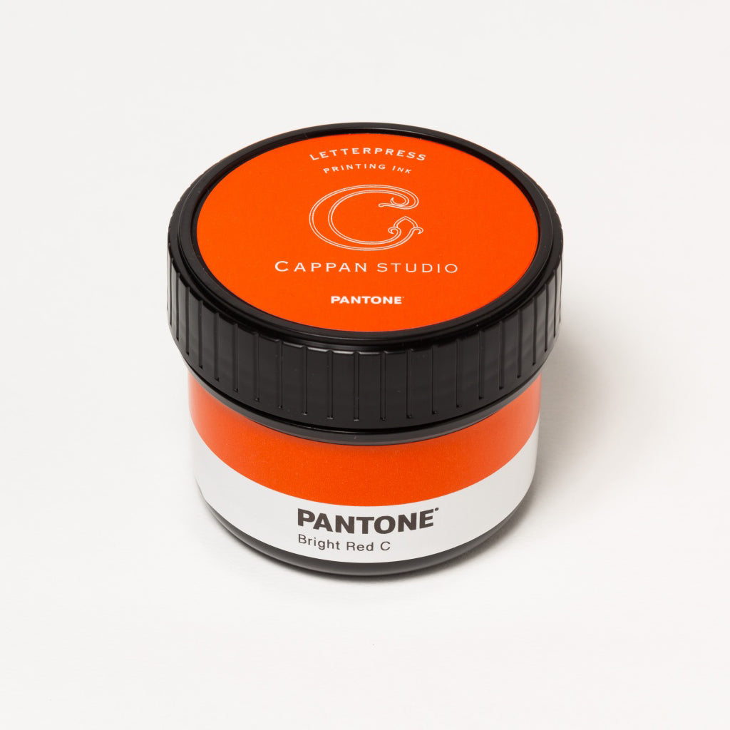 lettepress(活版印刷用) インキ 100cc PANTONE® Bright RedC