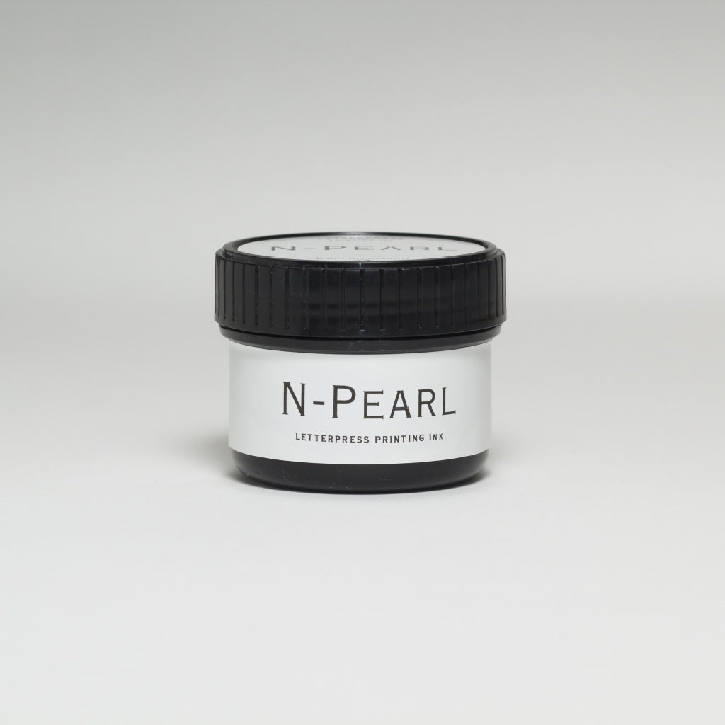 lettepress(活版印刷用) 低臭インキ 100cc Nパール(N-Pearl)