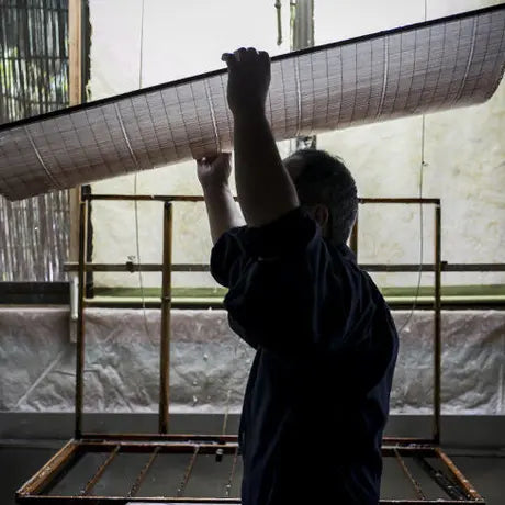 丹後二俣紙 耳付き名刺用和紙サンプル(京都府福知山市大江町)