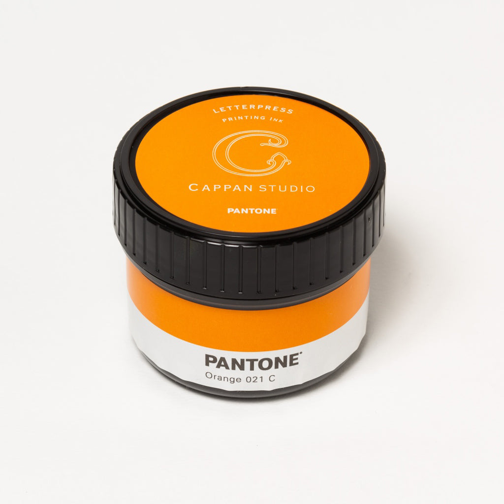 lettepress（活版印刷用） インキ 100cc　PANTONE®　Orange 021Ｃ