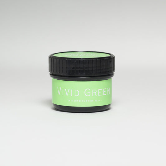 lettepress（活版印刷用） インキ 100cc　蛍光　グリーン（Vivid Green）
