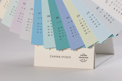 2026年卓上活版カレンダー　-マーメイド-