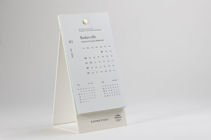 2026年卓上活版カレンダー　-マーメイド-